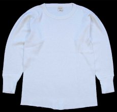 画像2: 90s USA製 STJOHN'SBAY コットン サーマルシャツ ナチュラル XL-T (2)