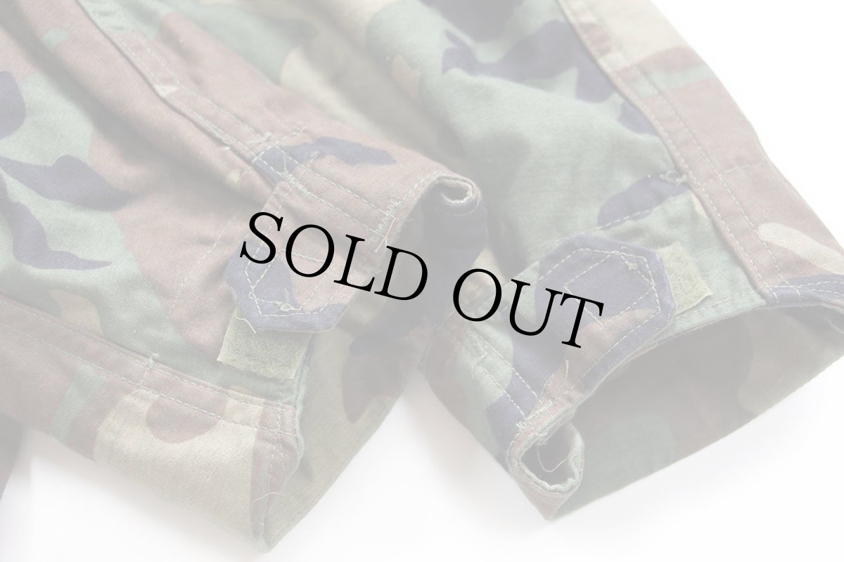 画像8: 80s 米軍 U.S.ARMY パッチ付き ウッドランドカモ M-65 フィールドジャケット S-S (8)