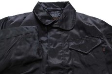 画像3: デッドストック★90s USA製 CONCORD ALPHA アルファ M-65タイプ キルティングライナー RAY-P-TEX フィールドジャケット 黒 M (3)