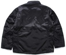 画像2: デッドストック★90s USA製 CONCORD ALPHA アルファ M-65タイプ キルティングライナー RAY-P-TEX フィールドジャケット 黒 M (2)