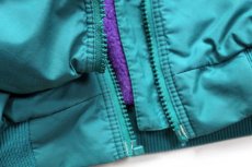 画像8: 訳あり★80s USA製 patagoniaパタゴニア シェルドシンチラ フリースライナー ナイロンジャケット エメラルドグリーン 12 (8)