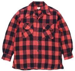 ペンドルトン 50s リバーシブルコート オンブレチェック 50s PENDLETONペンドルトン オンブレチェック オープンカラー ウール