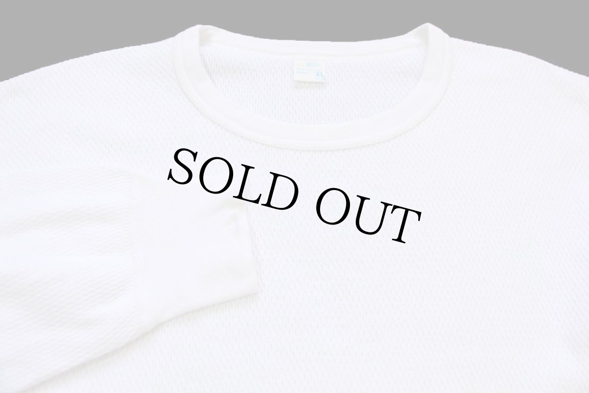 画像4: 70s JCPenney コットン サーマルシャツ ナチュラル XL (4)