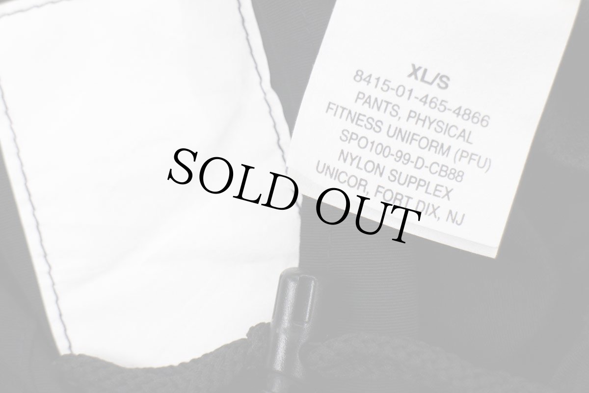 画像6: 90s 米軍 U.S.ARMY PFU トレーニング ナイロンパンツ 黒 XL/S★107 IPFU (6)