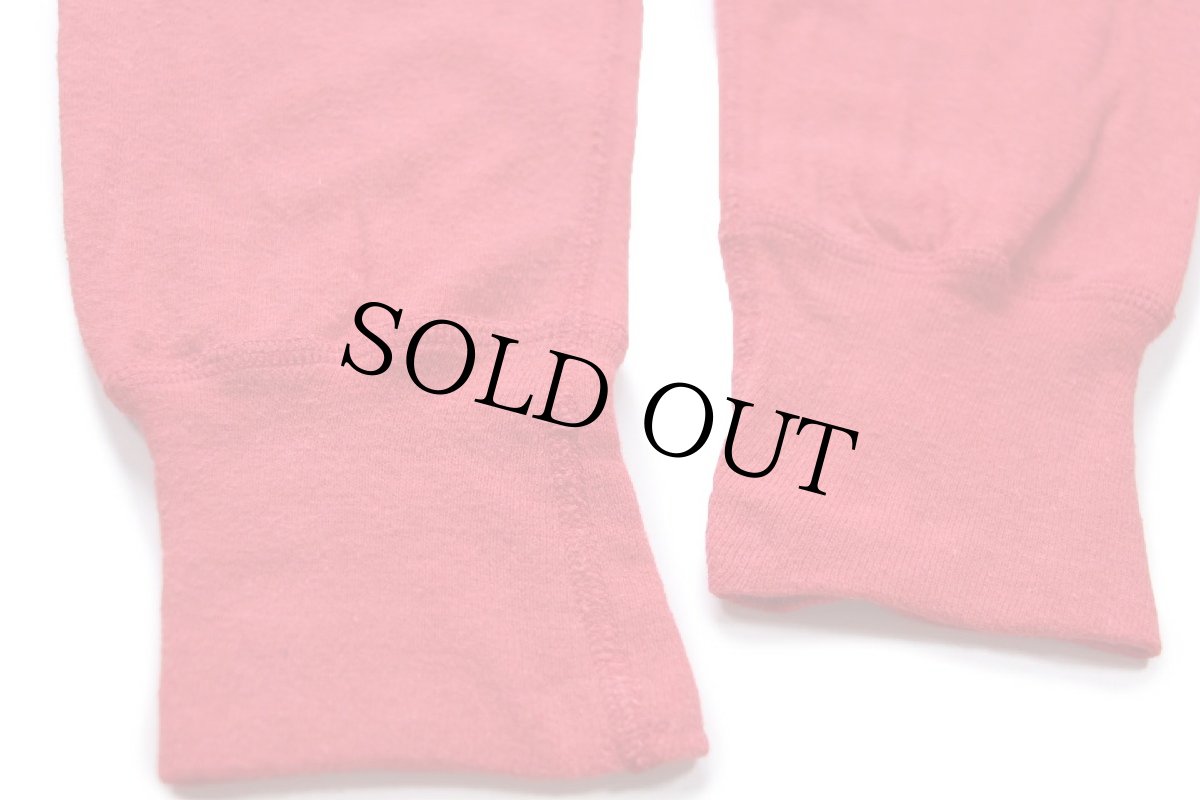 画像9: 90s USA製 duofold 2レイヤー アンダー オールインワン ユニオンスーツ 赤 L (9)