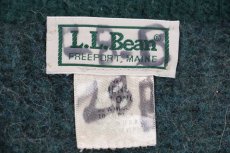 画像4: 90s USA製 L.L.Bean 無地 ウール×アルパカ ドライバーズニット フルジップ セーター グリーン ミックス XL (4)