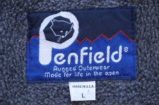 画像4: 80s USA製 Penfildペンフィールド polarplus フリースライナー ナイロンジャケット エメラルドグリーン L (4)