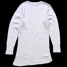 画像3: 70s USA製 Kmart コットン サーマルシャツ ナチュラル L (3)