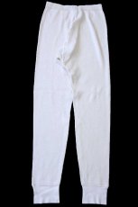 画像3: 00s 米軍 ドロワーズ コットン サーマルパンツ ナチュラル M★A (3)