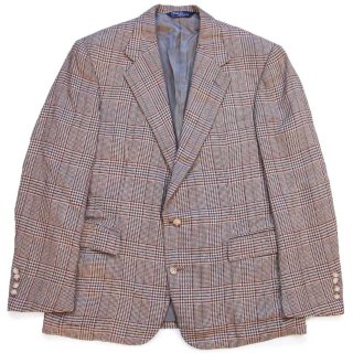 Brooks Brothers USA製 グレンチェックジャケット 80s 美品 80s USA製 BROOKS BROTHERSブルックスブラザーズ グレンチェック