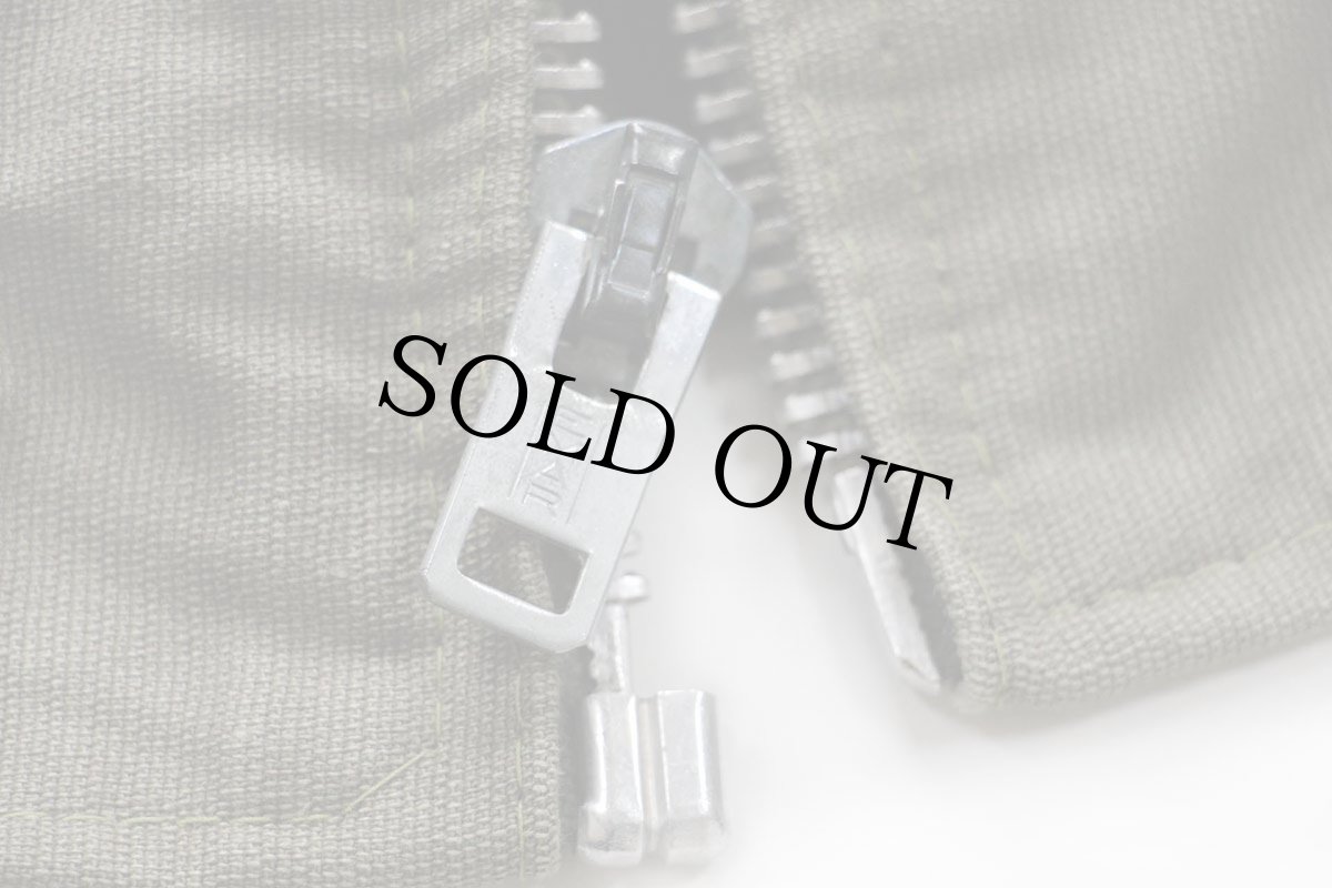 画像7: 70s 民間 ボアライナー タンカースジャケット オリーブグレー M (7)