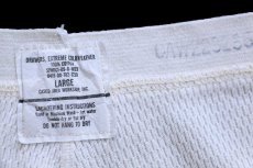 画像6: 00s 米軍 ドロワーズ コットン サーマルパンツ ナチュラル L (6)