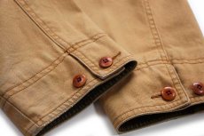 画像6: L.L.Bean タータンチェック ネルライナー ダック地 フィールドコート 茶 S★ジャケット (6)