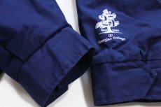 画像7: 90s カナダ製 georgian college 25th 刺繍 SAC パッチ付き パーカー 紺 (7)
