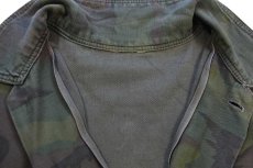 画像4: 60s UNKNOWN シビリアンリーフカモ コットン ハンティングジャケット (4)