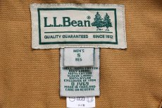 画像4: L.L.Bean タータンチェック ネルライナー ダック地 フィールドコート 茶 S★ジャケット (4)