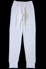 画像2: 00s 米軍 ドロワーズ コットン サーマルパンツ ナチュラル M★A (2)