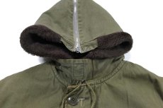 画像3: 80s Parka 民間 B-9タイプ キルティングライナー フライトジャケット オリーブドラブ L (3)