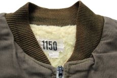 画像4: 70s 民間 ボアライナー タンカースジャケット オリーブグレー M (4)