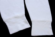 画像7: 00s 米軍 ドロワーズ コットン サーマルパンツ ナチュラル L (7)