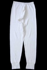 画像3: 00s 米軍 ドロワーズ コットン サーマルパンツ ナチュラル L (3)