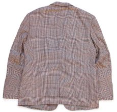 画像2: 80s USA製 ポロ ラルフローレン グレンチェック 2つボタン ツイード ウール テーラードジャケット 44R★ブレザー (2)