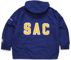 画像2: 90s カナダ製 georgian college 25th 刺繍 SAC パッチ付き パーカー 紺 (2)