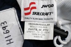 画像6: 10 米軍 U.S.AIR FORCE PTU トレーニング ナイロンパンツ 紺 M/R★67 IPFU PFU (6)