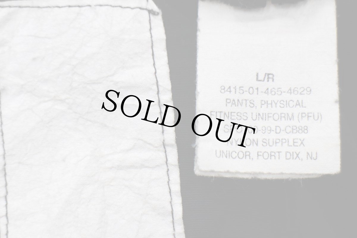 画像6: 90s 米軍 U.S.ARMY PFU トレーニング ナイロンパンツ 黒 L/R★124 IPFU (6)