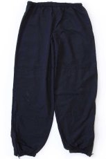 画像2: 00s 米軍 U.S.ARMY PFU ダメージ トレーニング ナイロンパンツ 黒 L/R★127 IPFU (2)