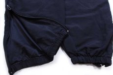 画像7: 00s 米軍 U.S.ARMY PFU ダメージ トレーニング ナイロンパンツ 黒 L/R★127 IPFU (7)