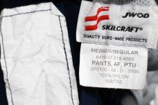 画像6: 00s 米軍 U.S.AIR FORCE PTU トレーニング ナイロンパンツ 紺 M/R★66 IPFU PFU (6)