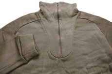 画像3: 00s 米軍 ハイネック フリーダムスリーブ 裏起毛 アンダーシャツ コヨーテブラウン L (3)