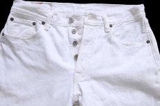 画像4: Levi'sリーバイス 501 ホワイト デニムパンツ w30 L30★SDP4007 (4)