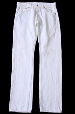 画像2: Levi'sリーバイス 501 ホワイト デニムパンツ w30 L30★SDP4007 (2)