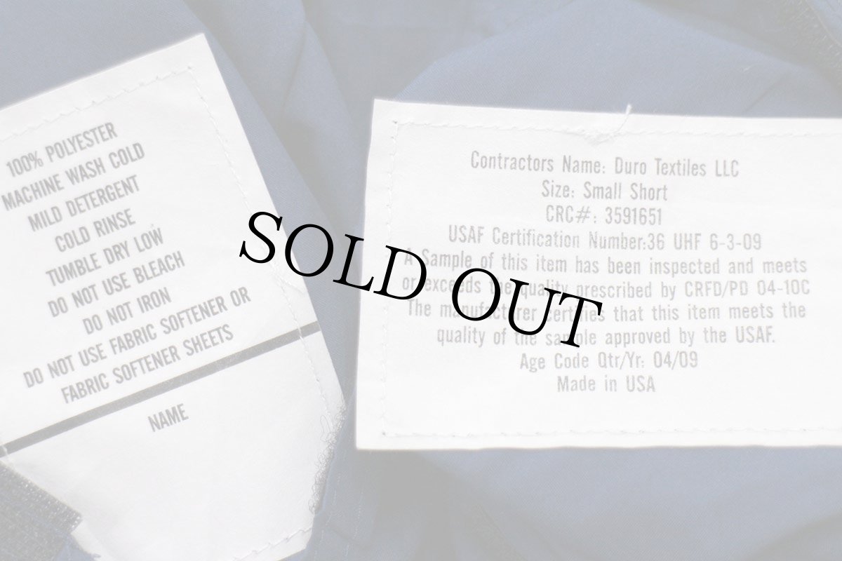 画像7: 00s USA製 米軍 U.S.AIR FORCE トレーニング ポリエステルパンツ 紺 S/S★84 IPFU PFU (7)