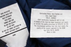 画像7: 00s USA製 米軍 U.S.AIR FORCE トレーニング ポリエステルパンツ 紺 S/S★84 IPFU PFU (7)