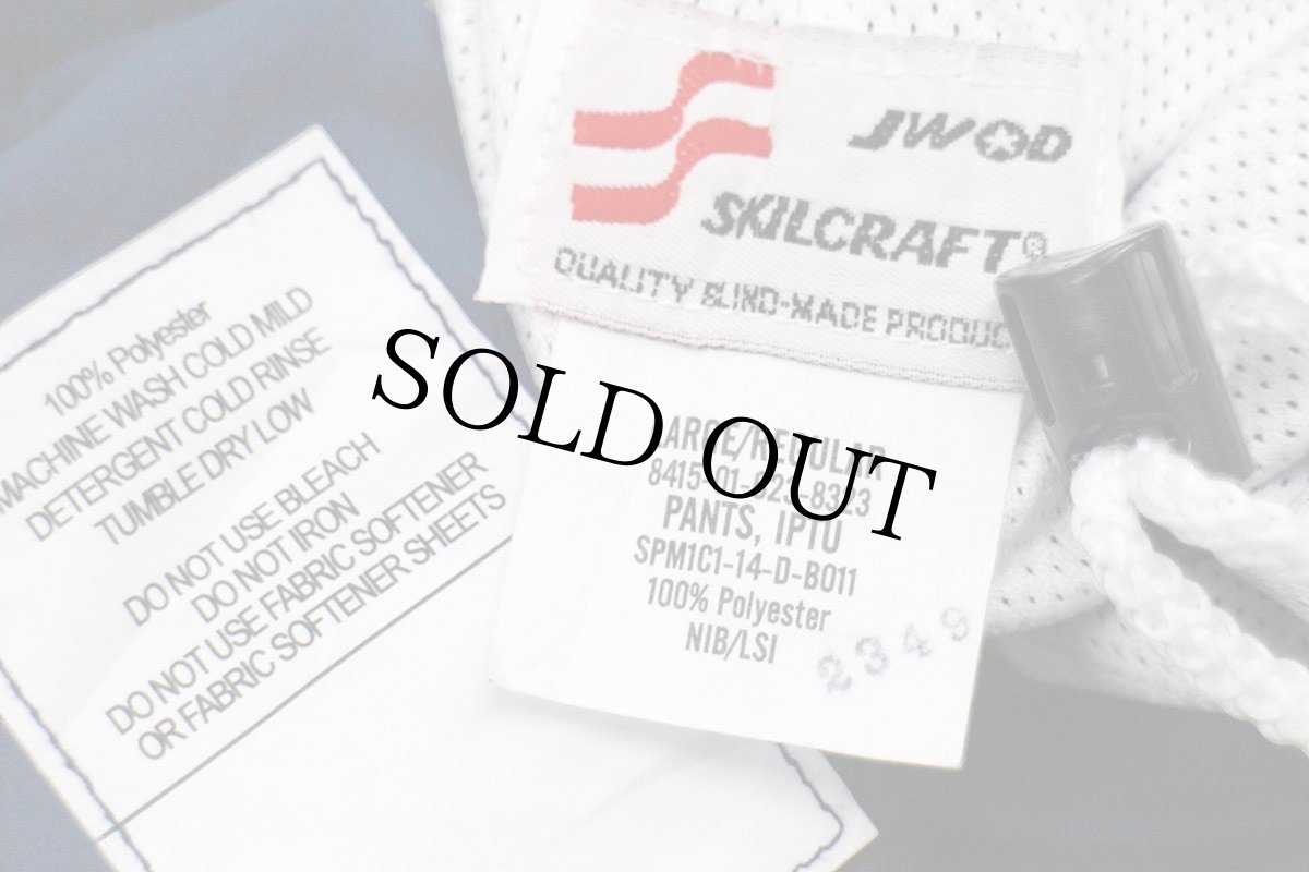 画像6: 14 米軍 U.S.AIR FORCE IPTU トレーニング ポリエステルパンツ 紺 L/R★83 IPFU (6)