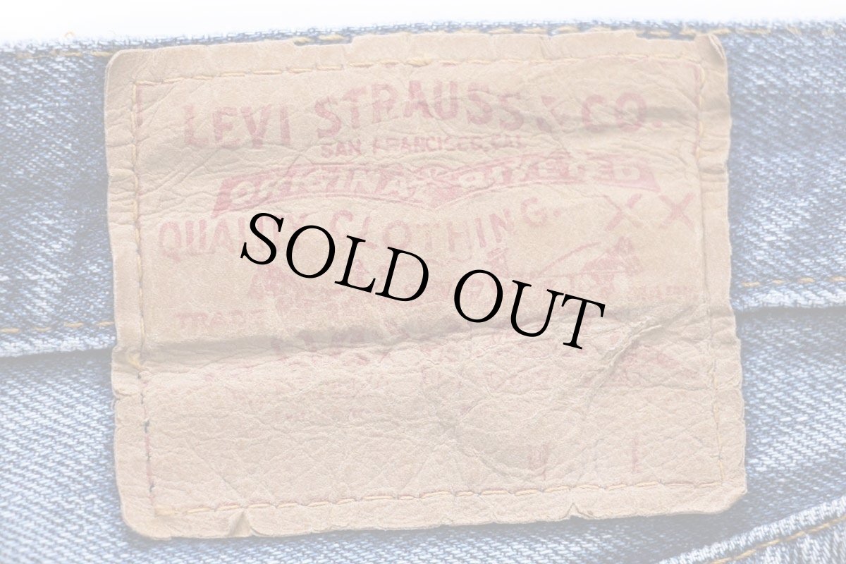 画像6: 70s USA製 Levi'sリーバイス 501 シングル 66前期 デニムパンツ ヒゲ W36 (6)