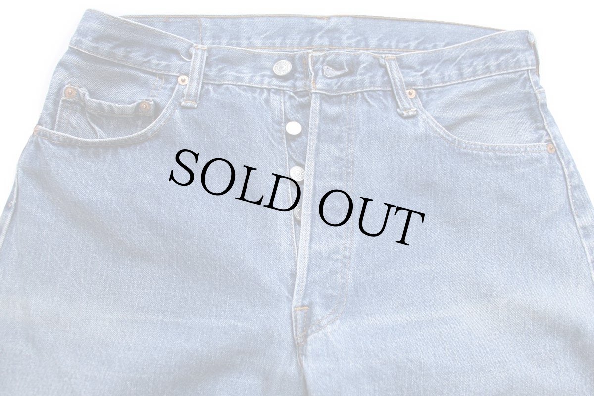 画像4: 80s USA製 Levi'sリーバイス 501 66後期 デニムパンツ W36 (4)