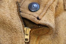 画像7: 60s LEVI'Sリーバイス BIGE スエード レザーパンツ 茶 W33★ブーツカット (7)