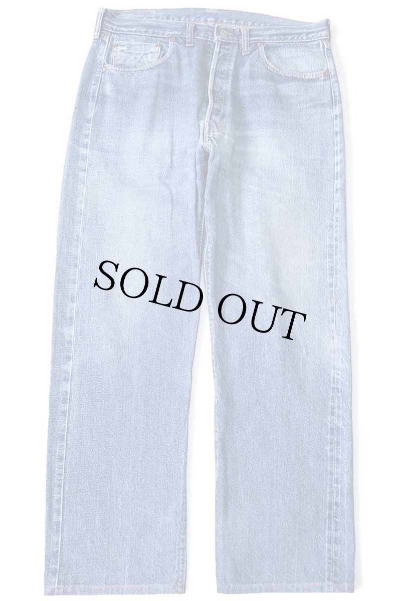 画像2: 70s USA製 Levi'sリーバイス 501 シングル 66前期 デニムパンツ ヒゲ W36 (2)