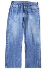 画像2: 70s USA製 Levi'sリーバイス 501 シングル 66前期 デニムパンツ ヒゲ W36 (2)