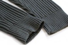 画像6: L.L.Bean 無地 ハイネック コットン リブニット セーター オリーブグリーン XXL-R★特大 (6)