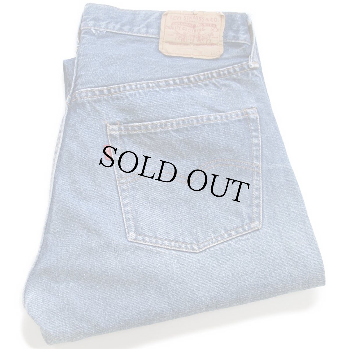 画像1: 80s USA製 Levi'sリーバイス 501 66後期 デニムパンツ W36 (1)