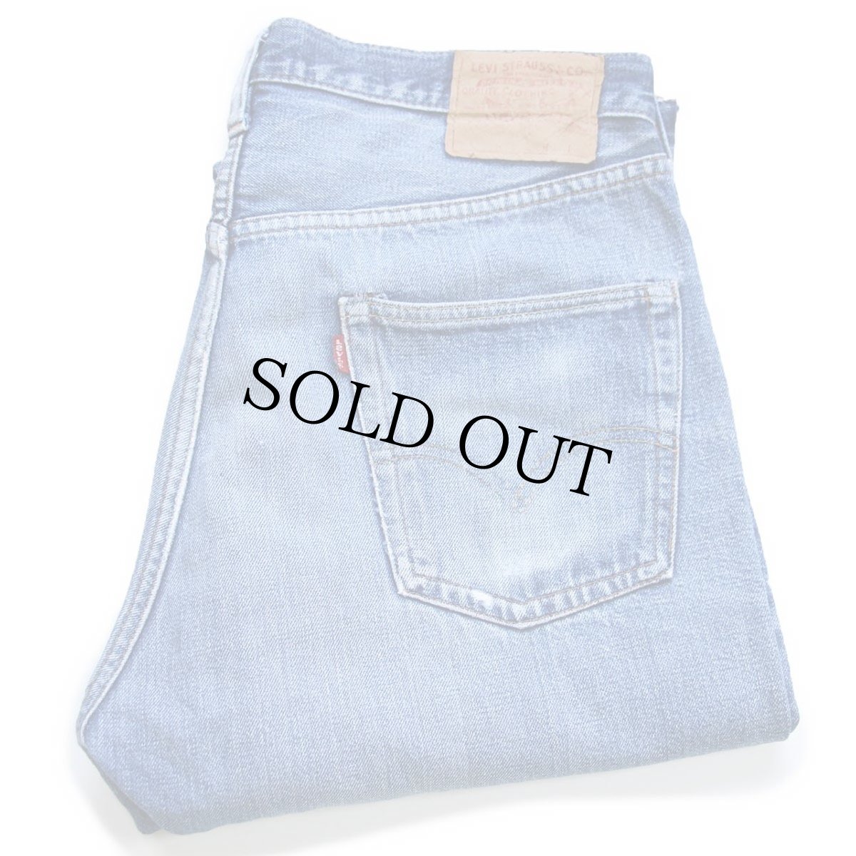 画像1: 70s USA製 Levi'sリーバイス 501 シングル 66前期 デニムパンツ ヒゲ W36 (1)
