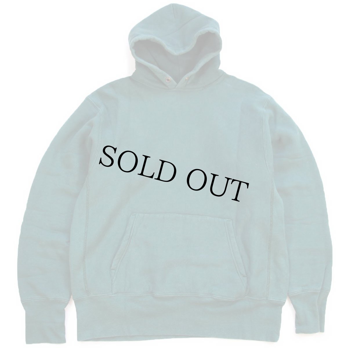 画像1: USA製 CAMBERキャンバー 無地 リバースウィーブ スウェットパーカー 緑★フーディー (1)