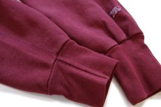 画像5: 90s USA製 MV SPORT COLGATE リバースウィーブ スウェットパーカー バーガンディ L★フーディー (5)