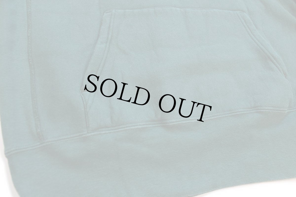 画像6: USA製 CAMBERキャンバー 無地 リバースウィーブ スウェットパーカー 緑★フーディー (6)