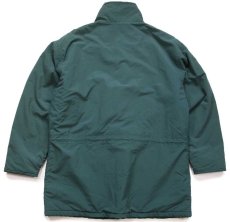 画像2: 90s L.L.Bean フリースライナー ナイロン マウンテンジャケット 緑 (2)